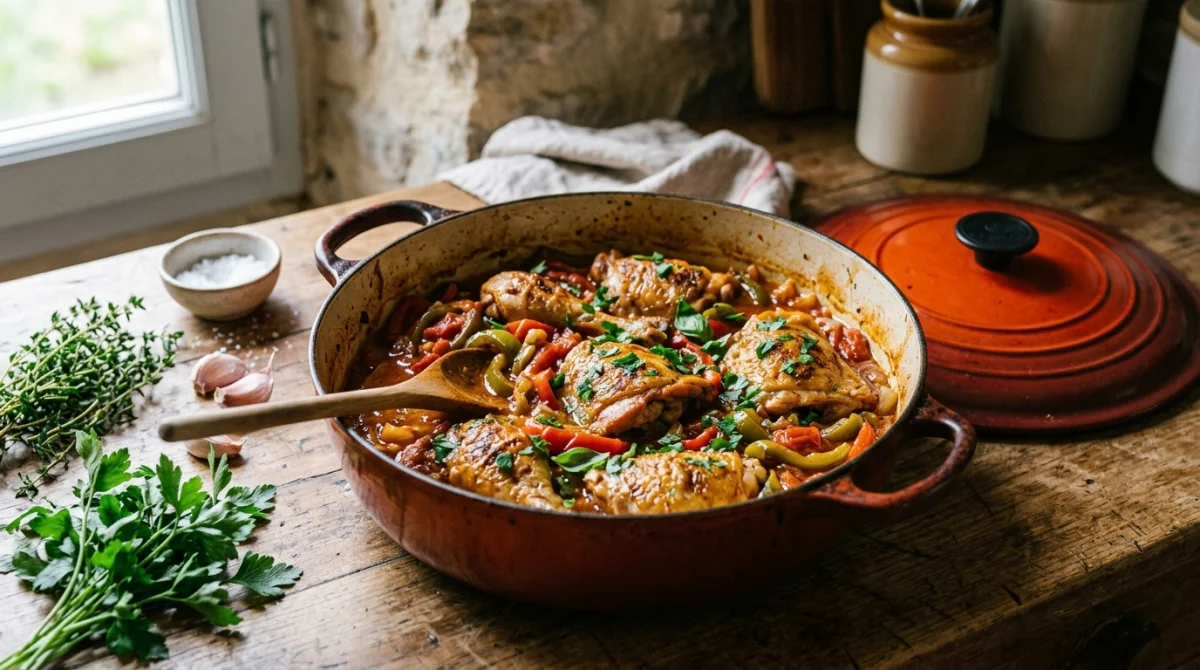 recette poulet basquaise