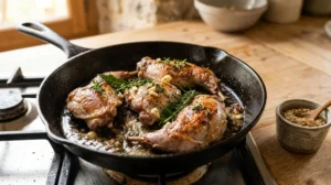 recette lapin à la moutarde