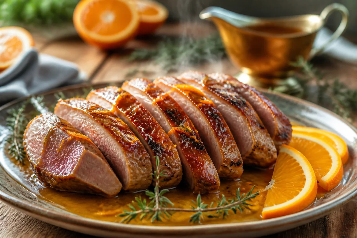 recette canard à l'orange