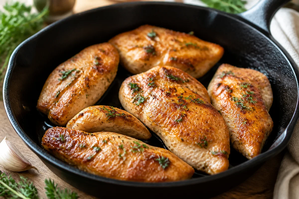 recette poulet à la crème